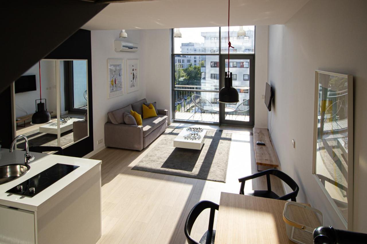 ורשה Qbik Loft Modern Apartment מראה חיצוני תמונה