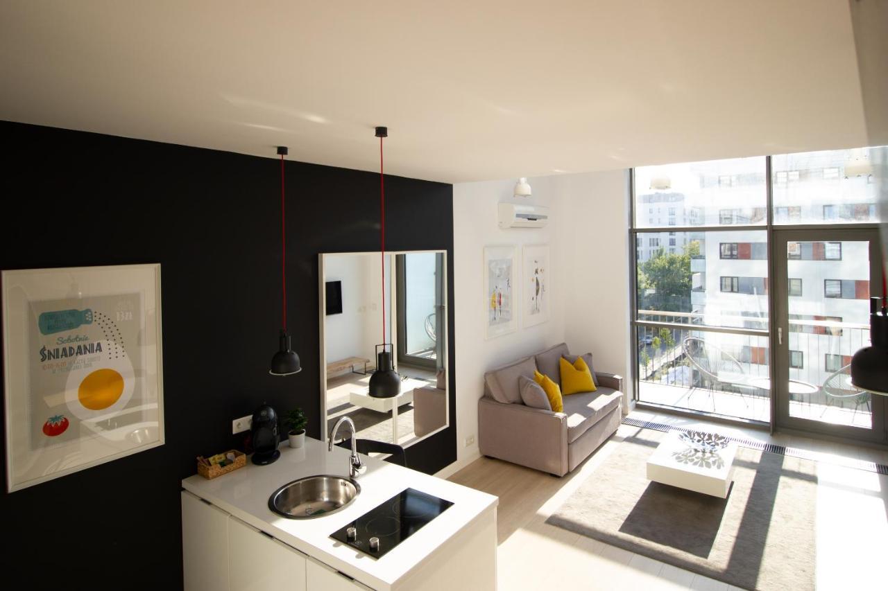 ורשה Qbik Loft Modern Apartment מראה חיצוני תמונה
